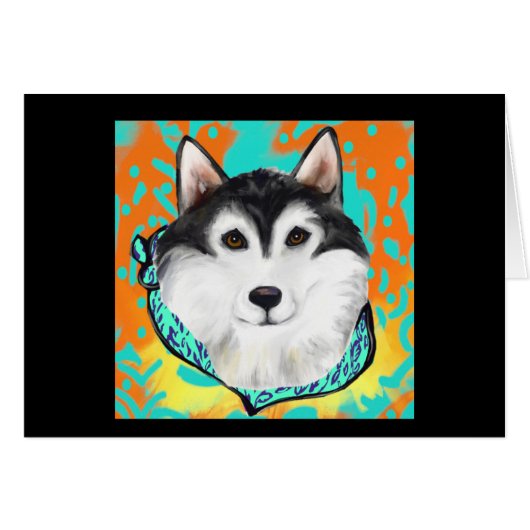 Alaskan Malamute (Front Horizontal)