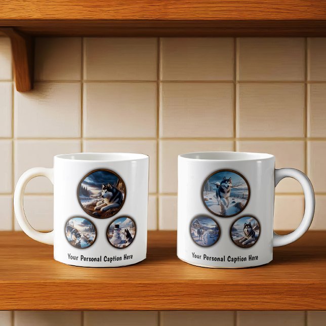 Alaskan Malamute 6-Image Coffee Mug Design (Creator Uploaded)