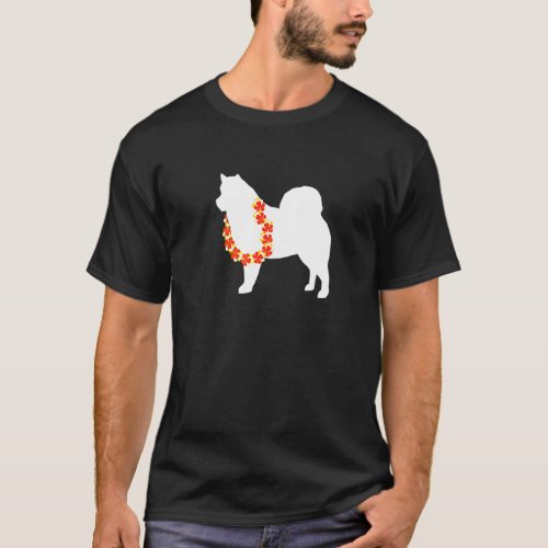 Alaskan Malamute Aloha Hawaiian Lei Dog T_Shirt