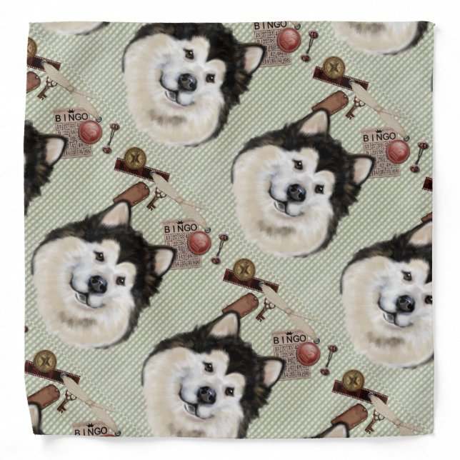 ALASKAN MALAMUTE BANDANA (Front)