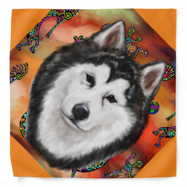 ALASKAN MALAMUTE BANDANA (Front)