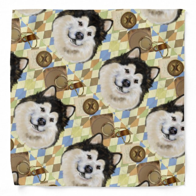 ALASKAN MALAMUTE BANDANA (Front)