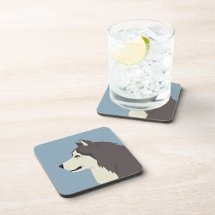 Alaskan Malamute Beverage Coaster