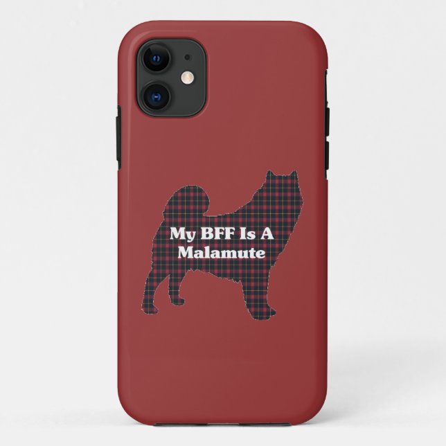 Alaskan Malamute BFF Case-Mate iPhone Case (Back)