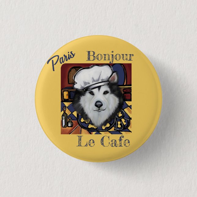 Alaskan Malamute       Button (Front)