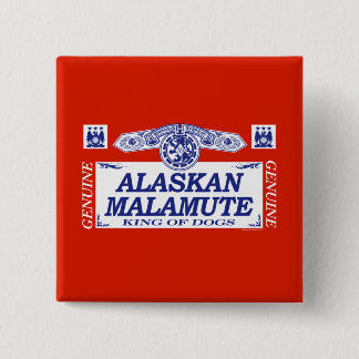 Alaskan Malamute Button