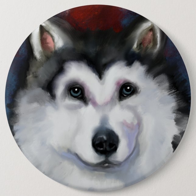 ALASKAN MALAMUTE     BUTTON (Front)