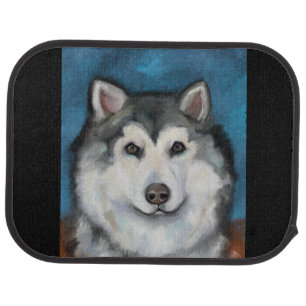 Alaskan Malamute Car Floor Mat
