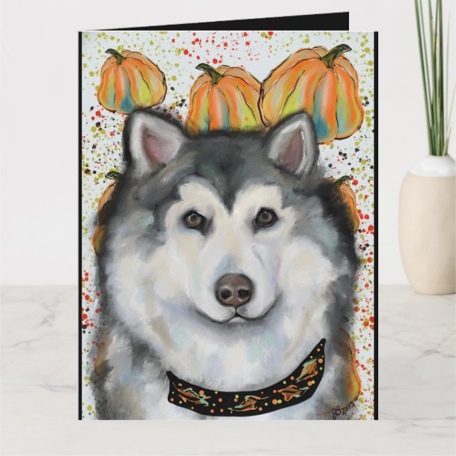 Alaskan Malamute            Card (Front)