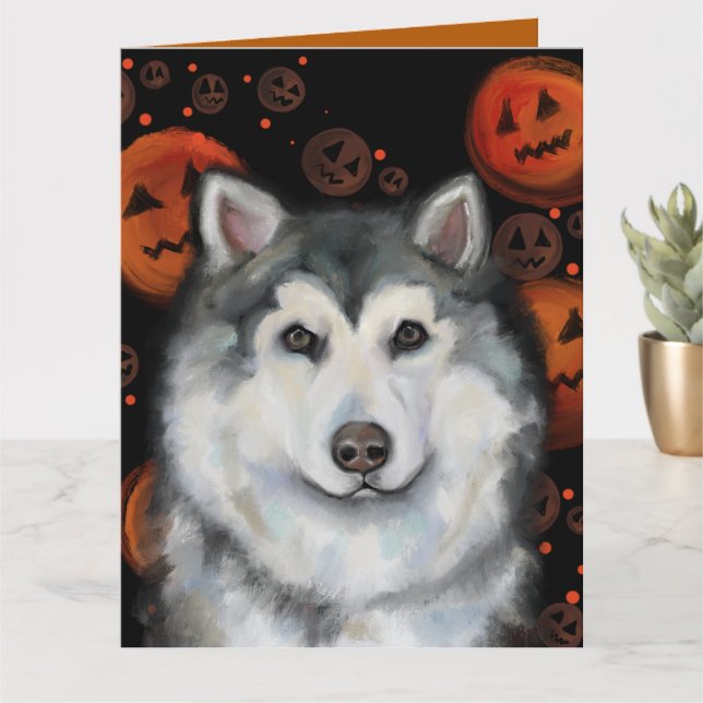 Alaskan Malamute                  Card (Small Plant)