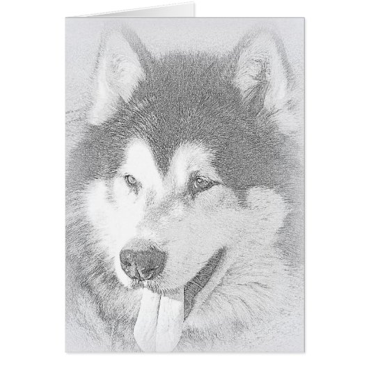 Alaskan Malamute Cards (Front)