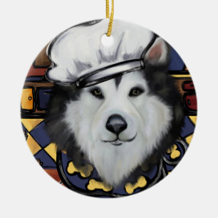 Alaskan Malamute                       Ceramic Ornament