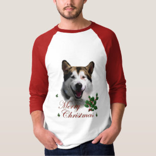 Alaskan Malamute Christmas Gifts T-Shirt