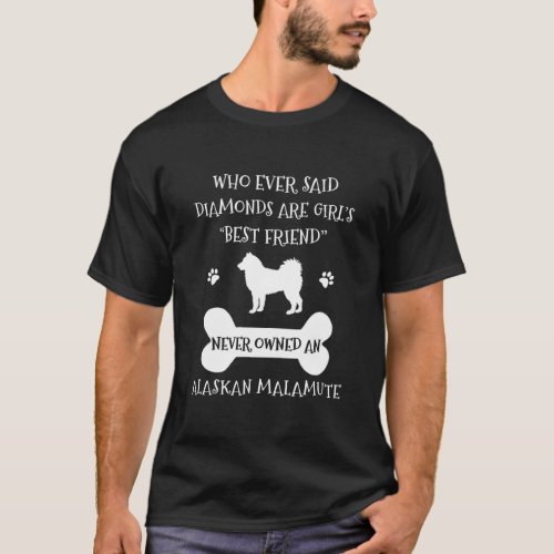 Alaskan Malamute Dog Best Friend T_Shirt