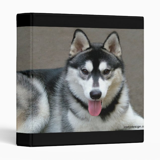 Alaskan Malamute Dog Binder (Front/Spine)