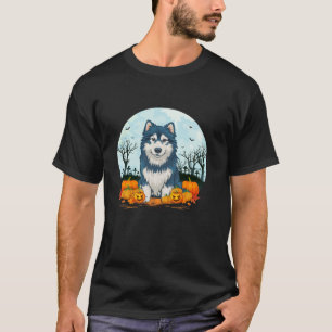Alaskan Malamute Dog Lovers Funny Halloween Costum T-Shirt