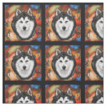 ALASKAN MALAMUTE FABRIC