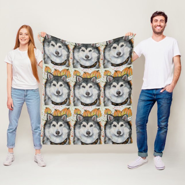 Alaskan Malamute                       Fleece Blanket (In Situ)