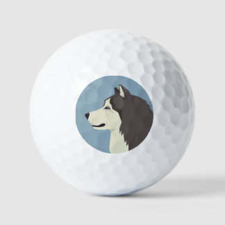 Alaskan Malamute Golf Balls