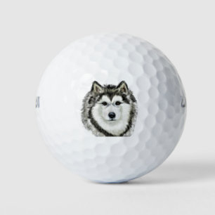 Alaskan Malamute   Golf Balls