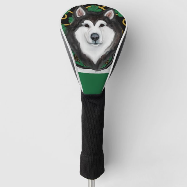 Alaskan Malamute                 Golf Head Cover (Front)