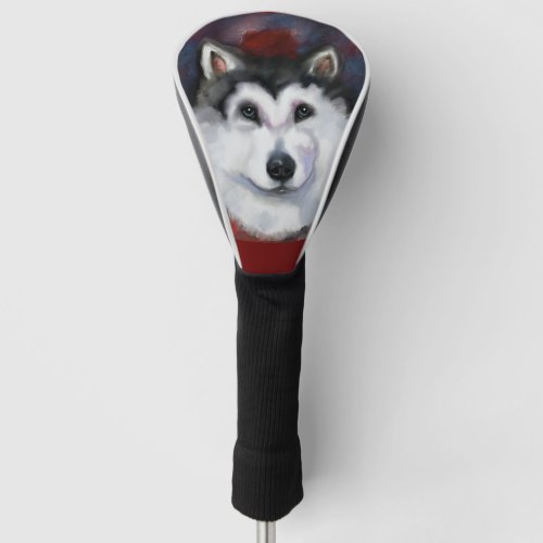 ALASKAN MALAMUTE     GOLF HEAD COVER