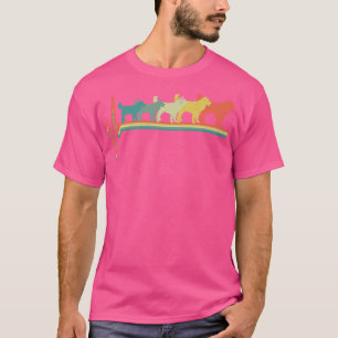 Alaskan Malamute Heartbeat Vintage 1 T-Shirt