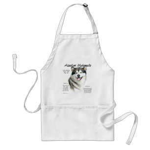 Alaskan Malamute History, All about Malamutes Adult Apron