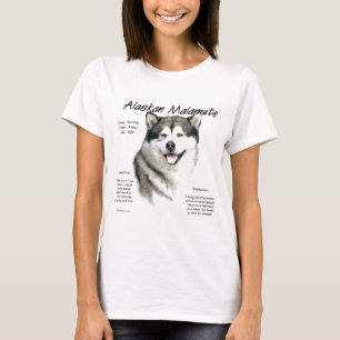 Alaskan Malamute History, All about Malamutes T-Shirt