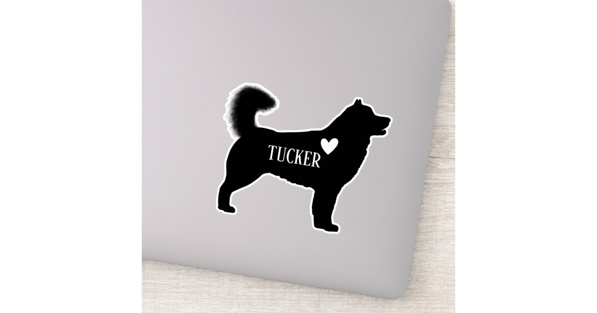 Tucker Dog cute siberian Husky Sticker for Sale by