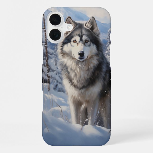 Alaskan Malamute Iphone Case (Back)