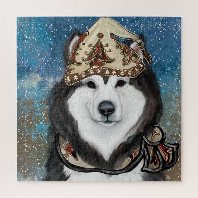 Alaskan Malamute                Jigsaw Puzzle (Vertical)