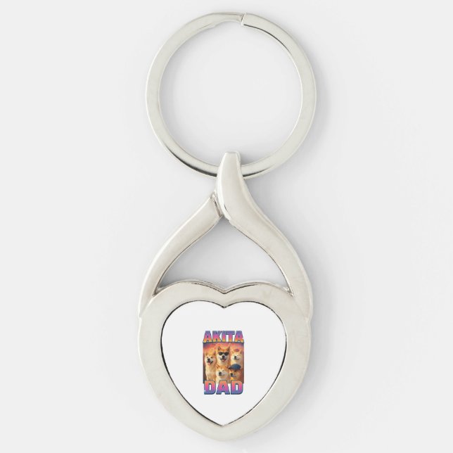 Alaskan Malamute Keychain (Front)