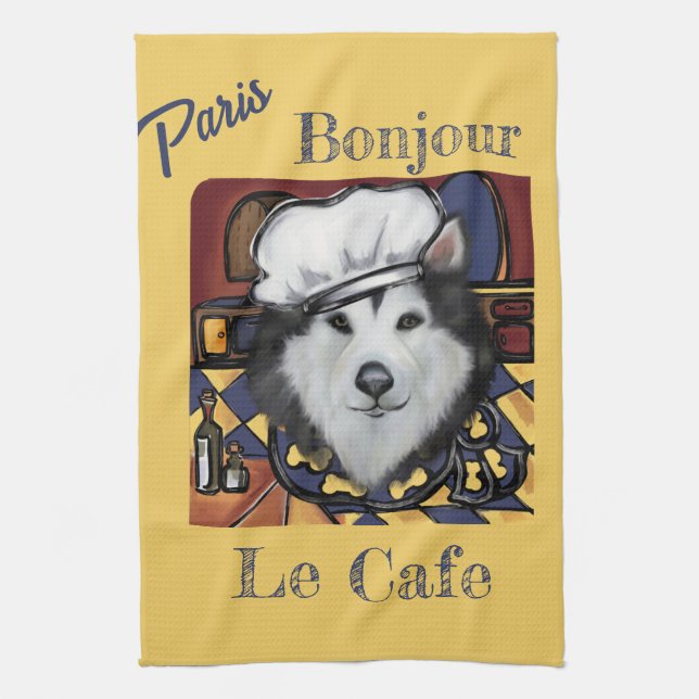 Alaskan Malamute       Kitchen Towel (Vertical)