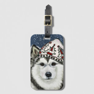 Alaskan Malamute Luggage Tag