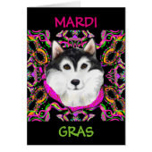 ALASKAN MALAMUTE - MARDI GRAS (Front)