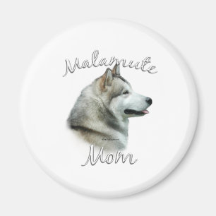 Alaskan Malamute Mom 2 Magnet