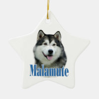 Alaskan Malamute Name Keychain