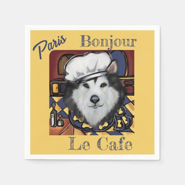 Alaskan Malamute      Napkins (Front)