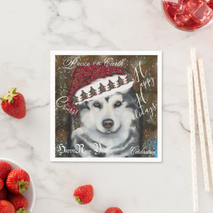 Alaskan Malamute                 Napkins