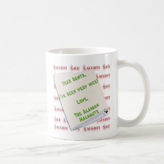 Alaskan Malamute Naughty or Nice Coffee Mug