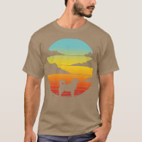 Alaskan Malamute Retro Vintage Sunset 60s 70s for 