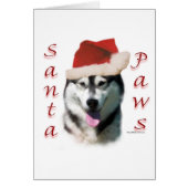 Alaskan Malamute Santa Paws (Front)