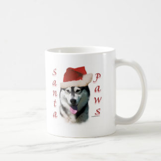 Alaskan Malamute Santa Paws Coffee Mug