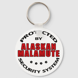 Alaskan Malamute Security Keychain