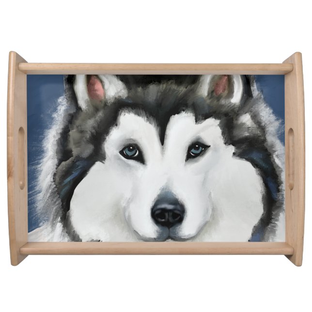 Alaskan Malamute       Serving Tray (Front)