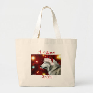 Alaskan Malamute Spirit Large Tote Bag