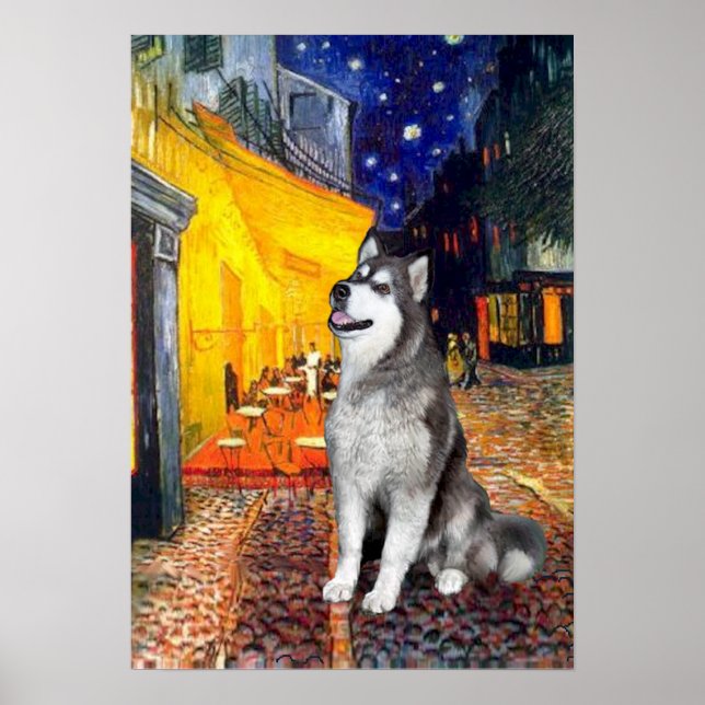 Alaskan Malamute -  Terrace Cafe Poster (Front)