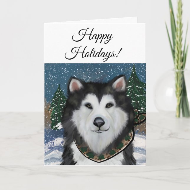 Alaskan Malamute              Thank You Card (Front)