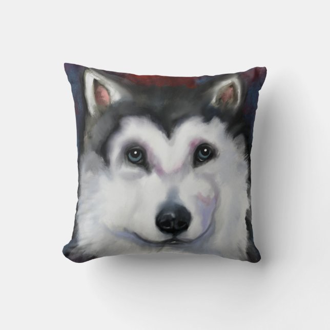 ALASKAN MALAMUTE  THROW PILLOW (Front)